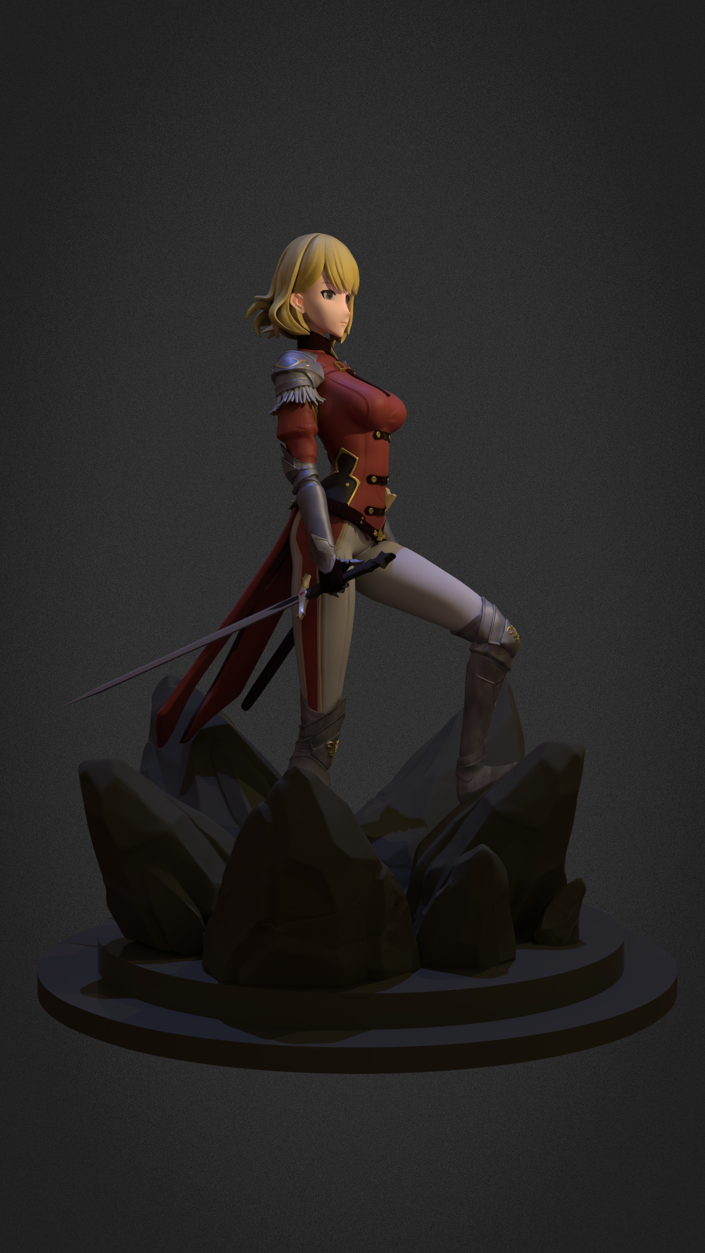 Solo Leveling Cha Hae-In 3D print model_1