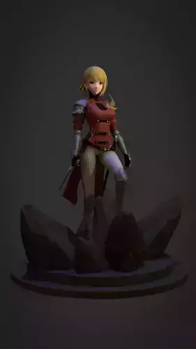 Solo Leveling Cha Hae-In 3D print model