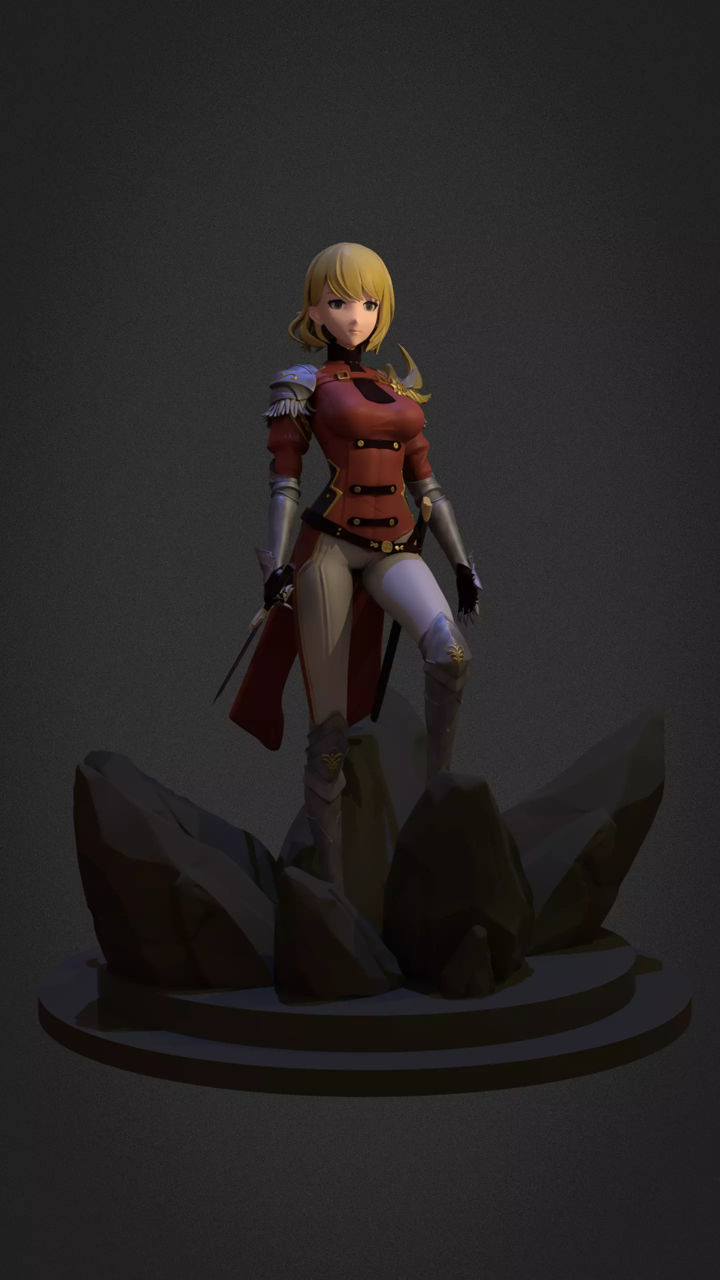 Solo Leveling Cha Hae-In 3D print model_0