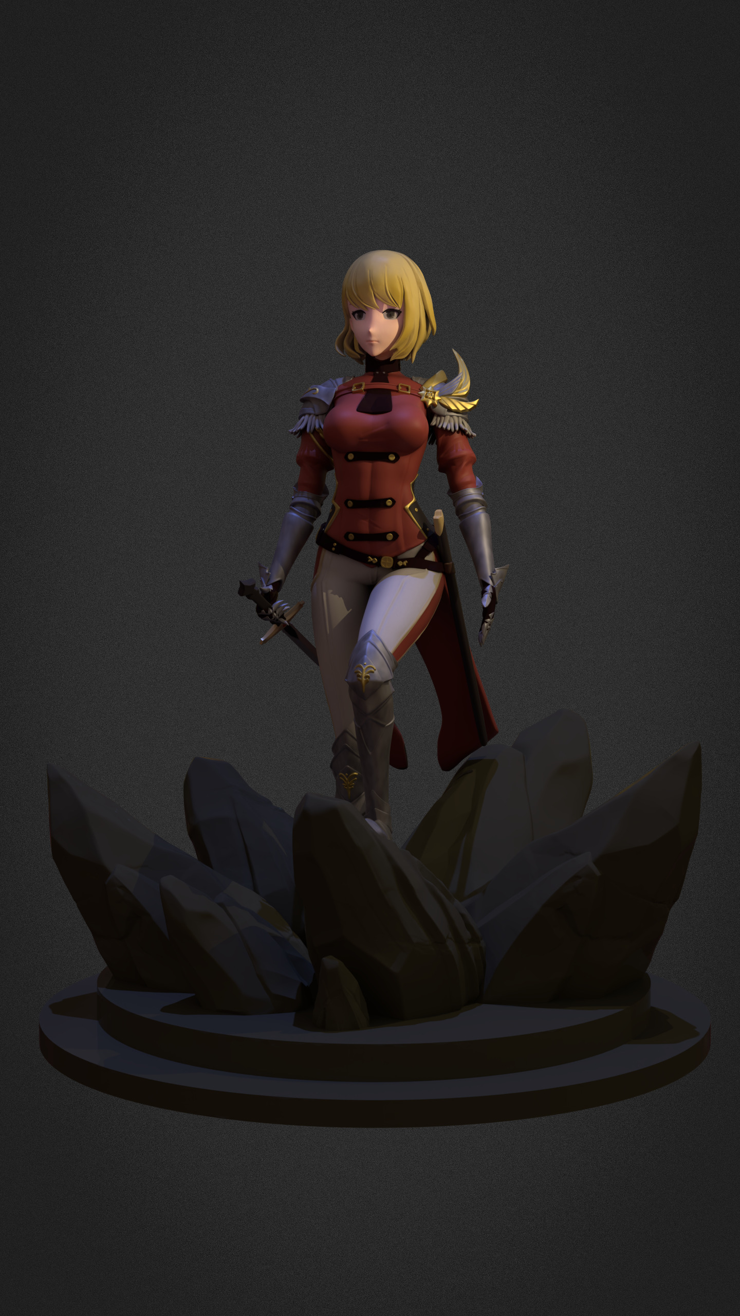 Solo Leveling Cha Hae-In 3D print model_4