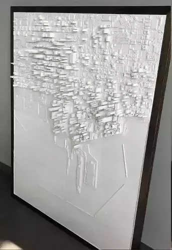  Cityscape Chicago USA  3D print model