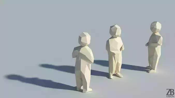 Lowpoly Toddler