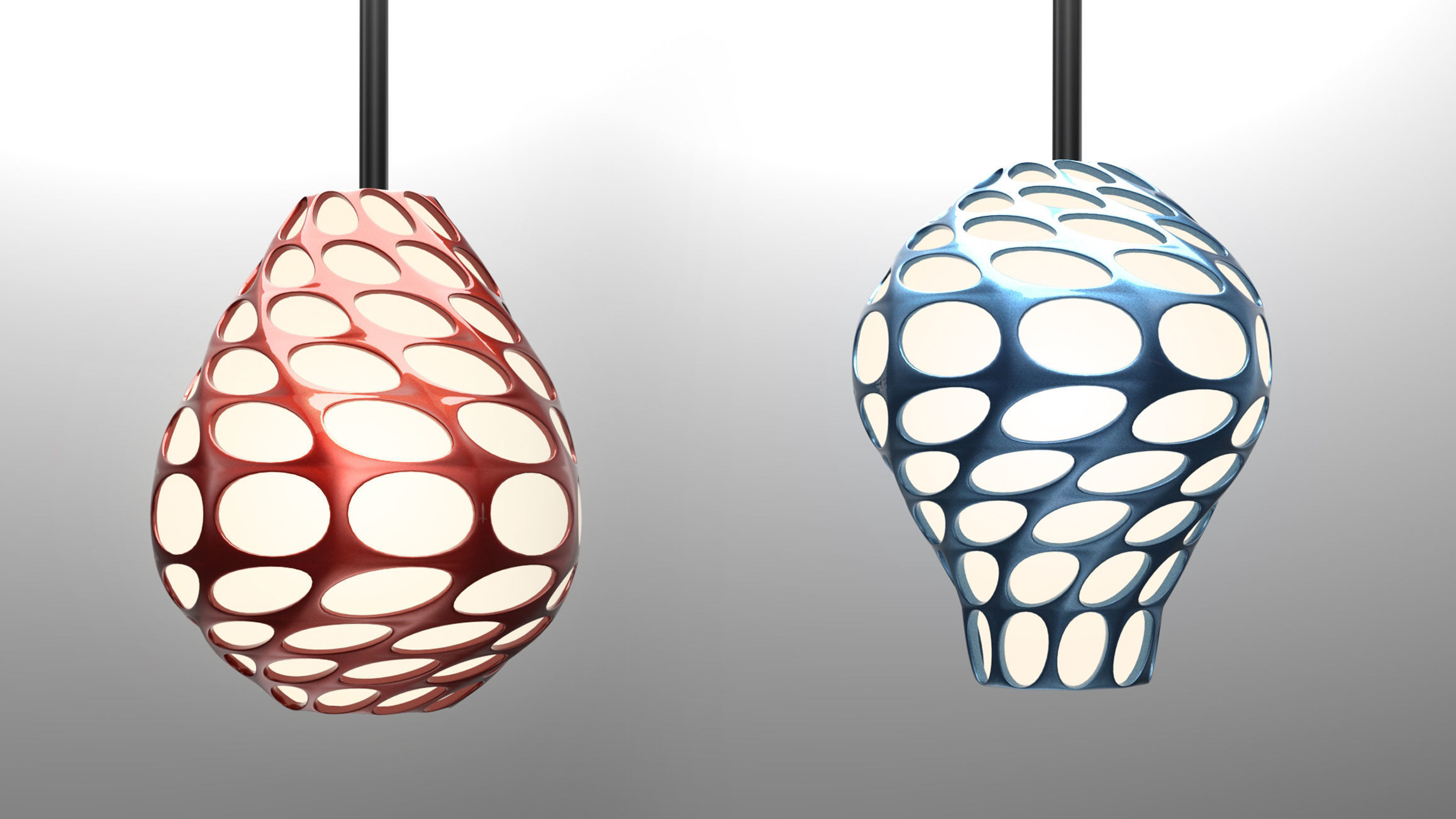 Parametric Lamp Design Grasshopper Rhino 3d Model Download 3D model_6