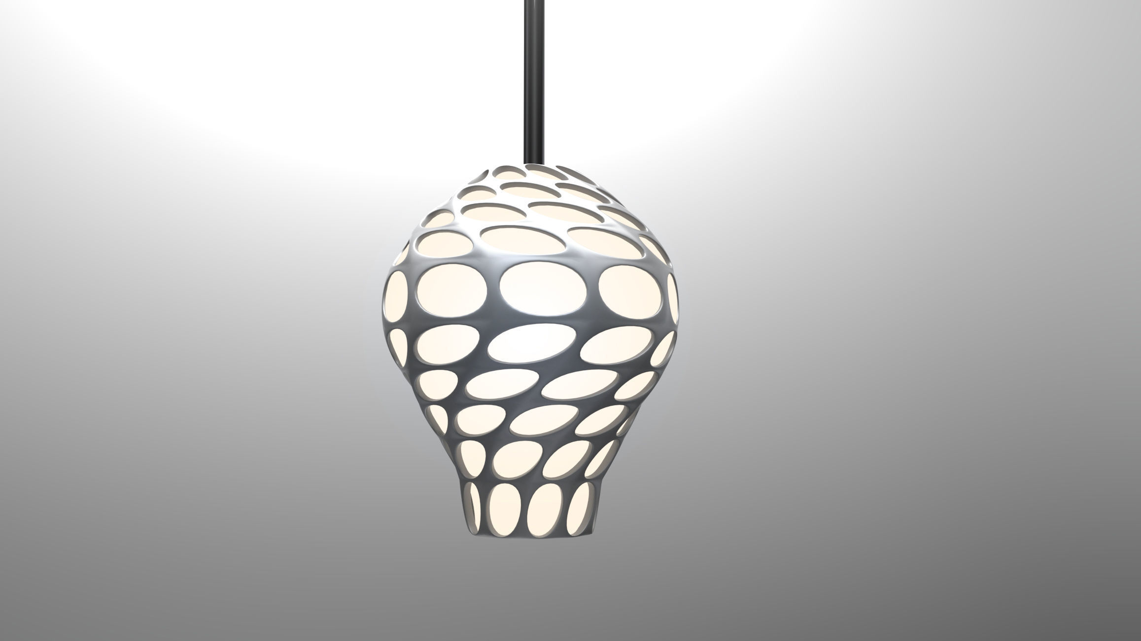 Parametric Lamp Design Grasshopper Rhino 3d Model Download 3D model_3