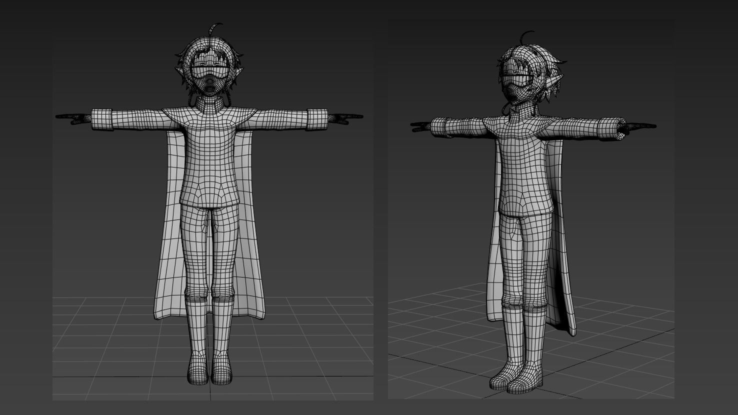 Sylphy Fitts Mushoku Tensei VRChat avatar 3D model_4