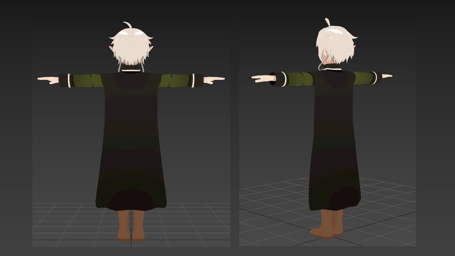 Sylphy Fitts Mushoku Tensei VRChat avatar 3D model_2