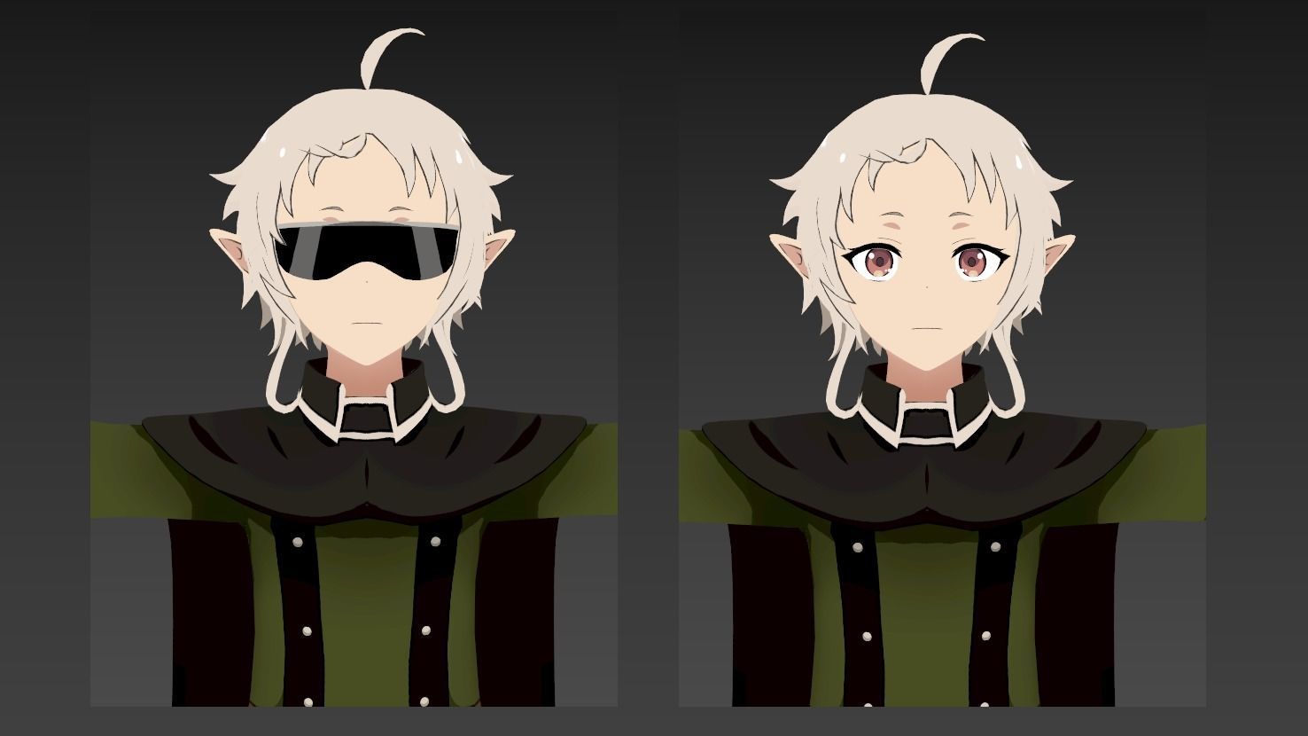 Sylphy Fitts Mushoku Tensei VRChat avatar 3D model_5