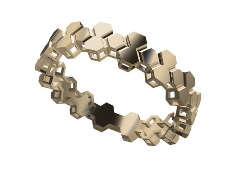 10 Collection of Simple Ring 03 3D print model_8