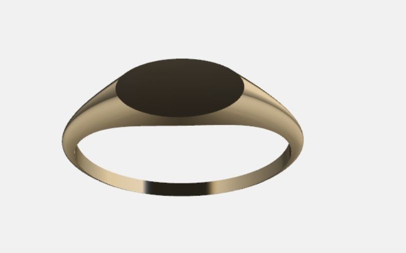 10 Collection of Simple Ring 03 3D print model_5