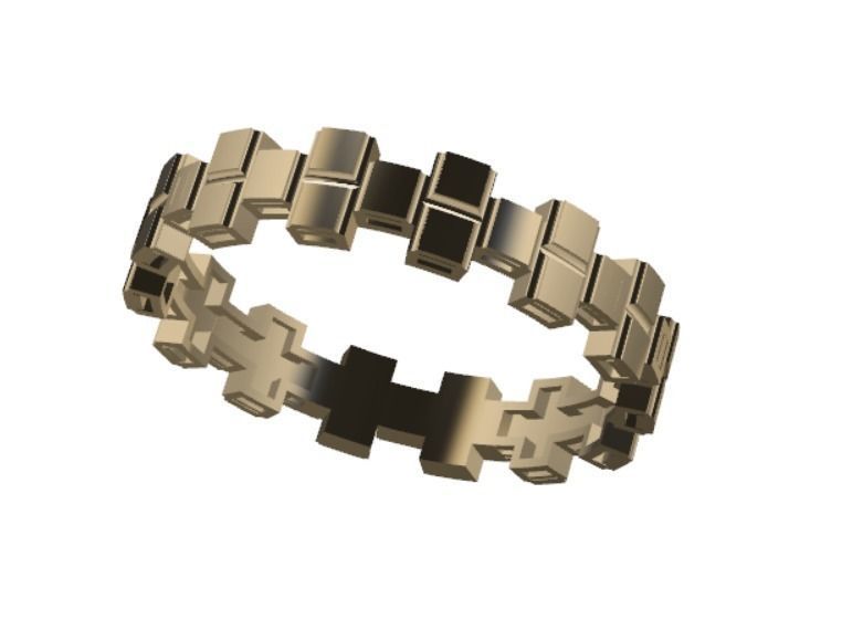 10 Collection of Simple Ring 03 3D print model_9