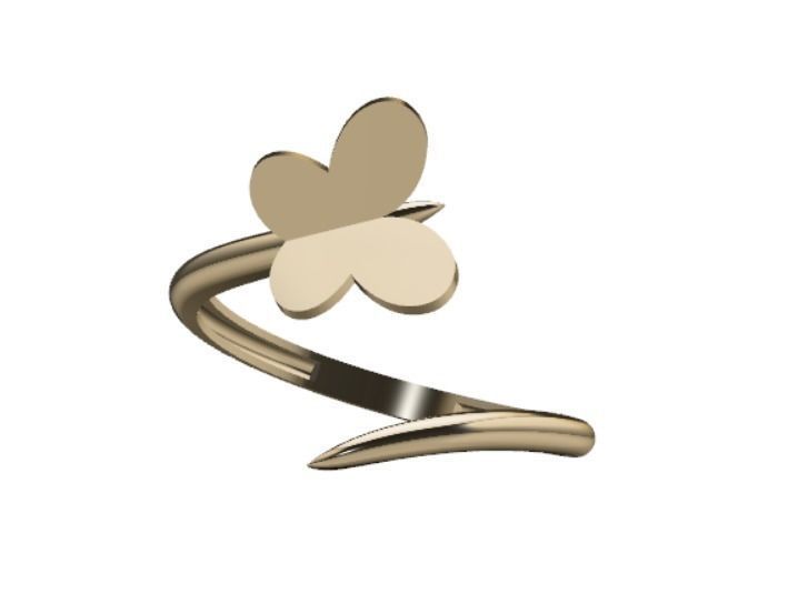 10 Collection of Simple Ring 03 3D print model_4