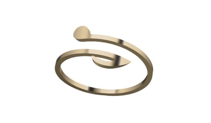 10 Collection of Simple Ring 03 3D print model_1