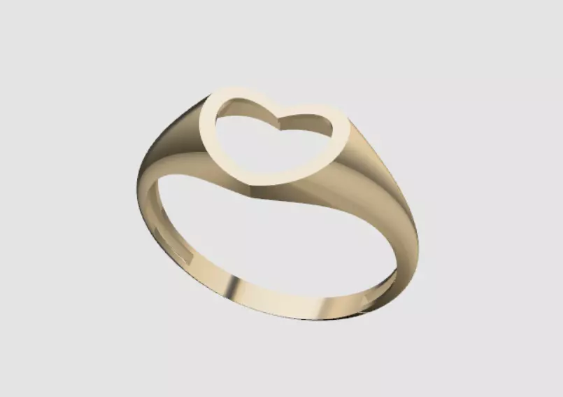 10 Collection of Simple Ring 03 3D print model_0