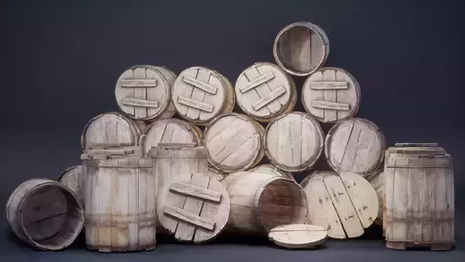 Old Wooden Barrel 