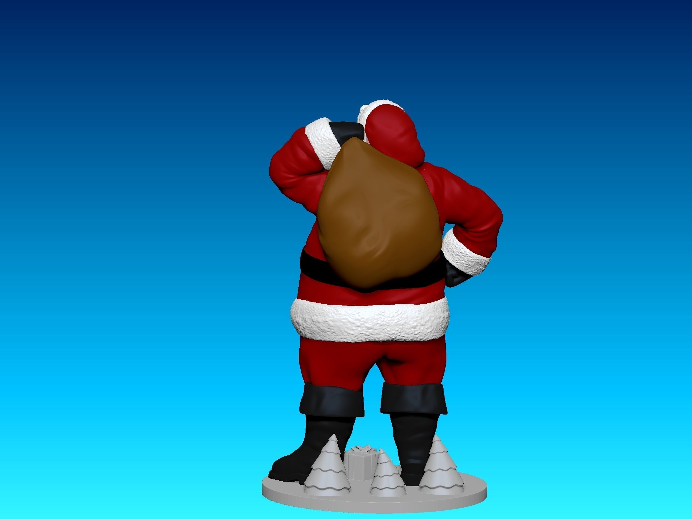 Santa Claus 3D print model_2
