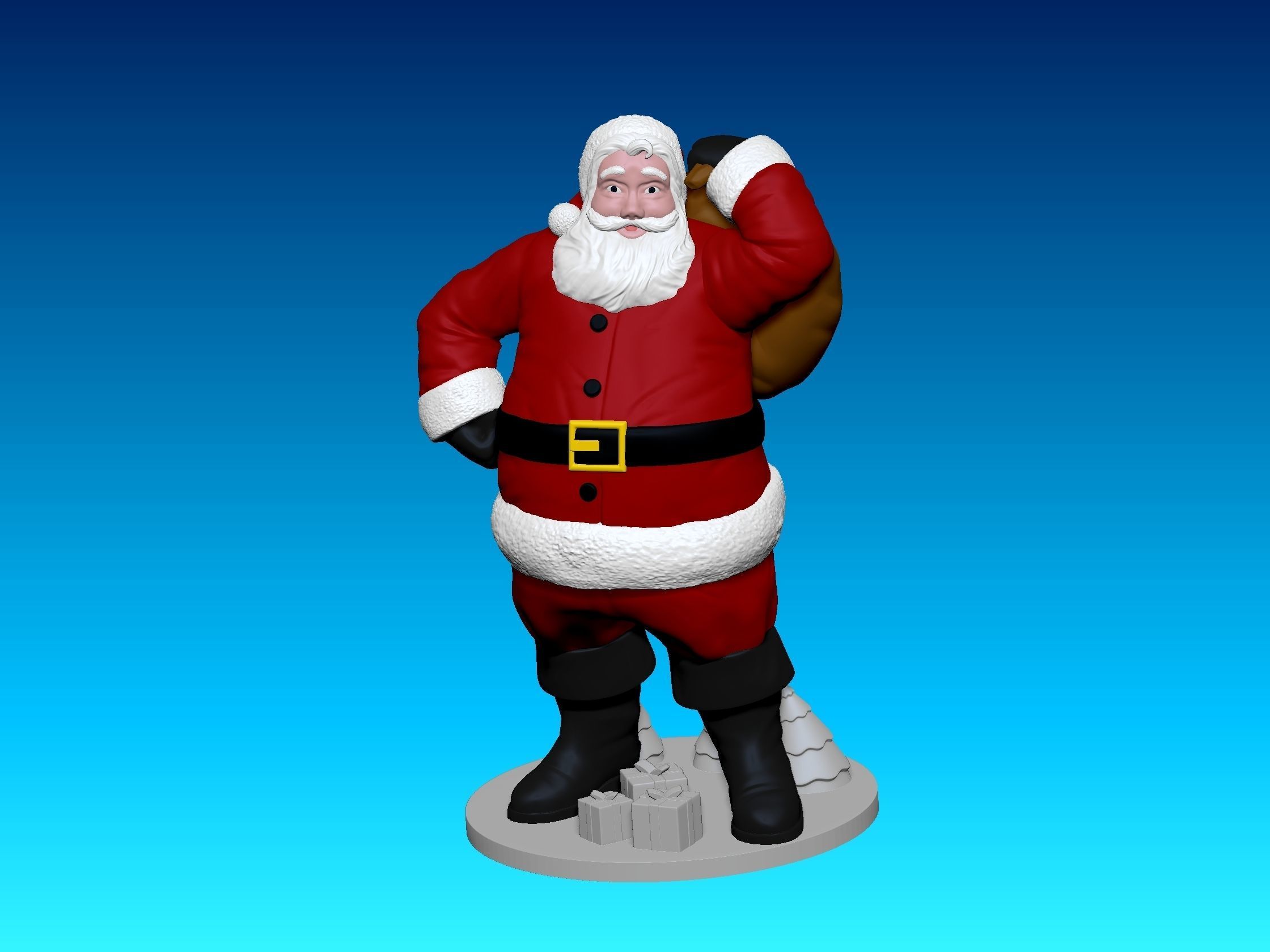 Santa Claus 3D print model_1