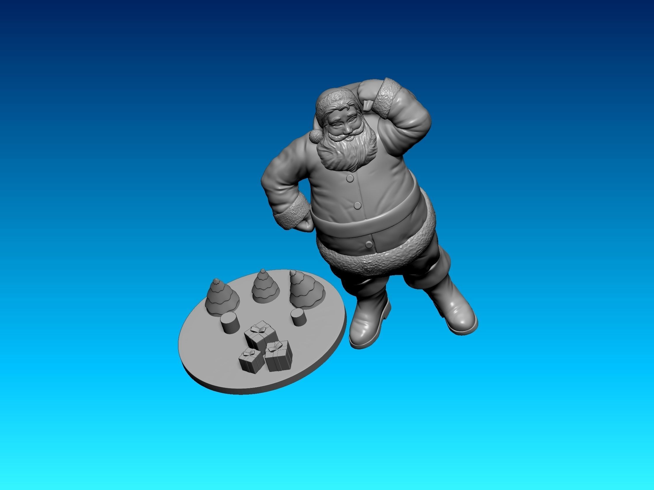 Santa Claus 3D print model_4