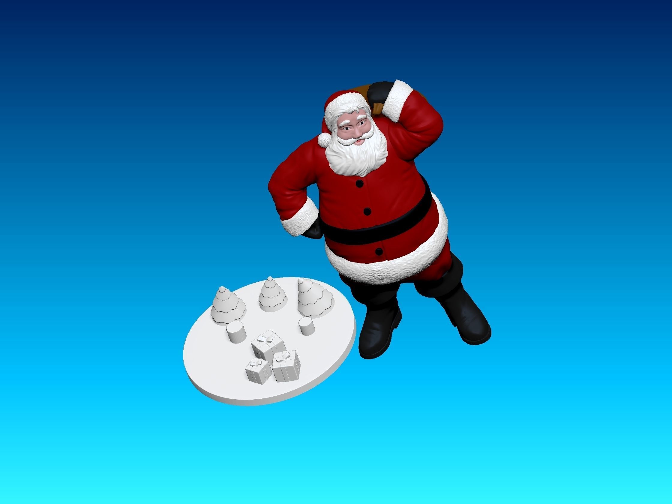Santa Claus 3D print model_3