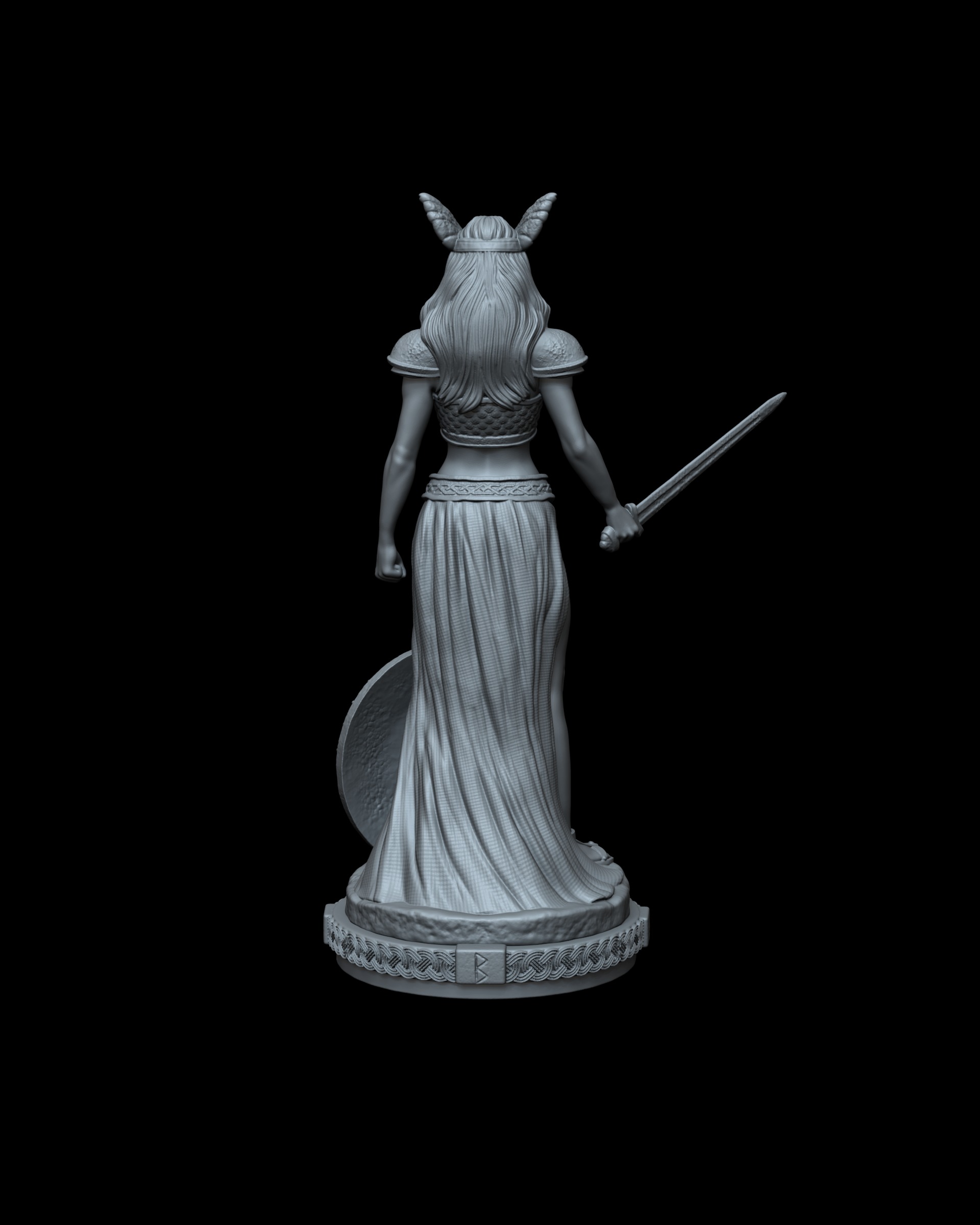 Freya Goddess  3D print model_4