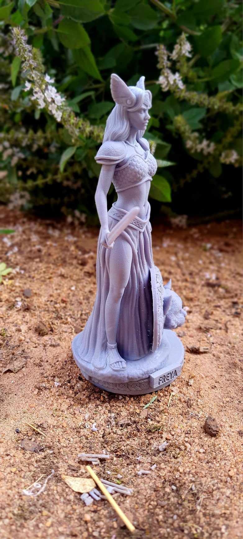 Freya Goddess  3D print model_9