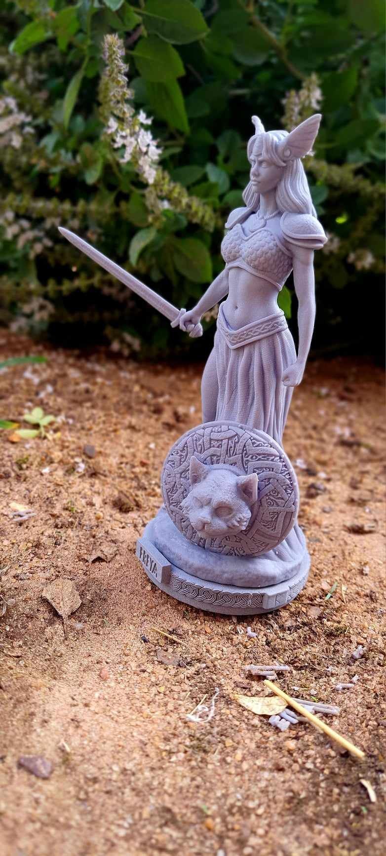 Freya Goddess  3D print model_10
