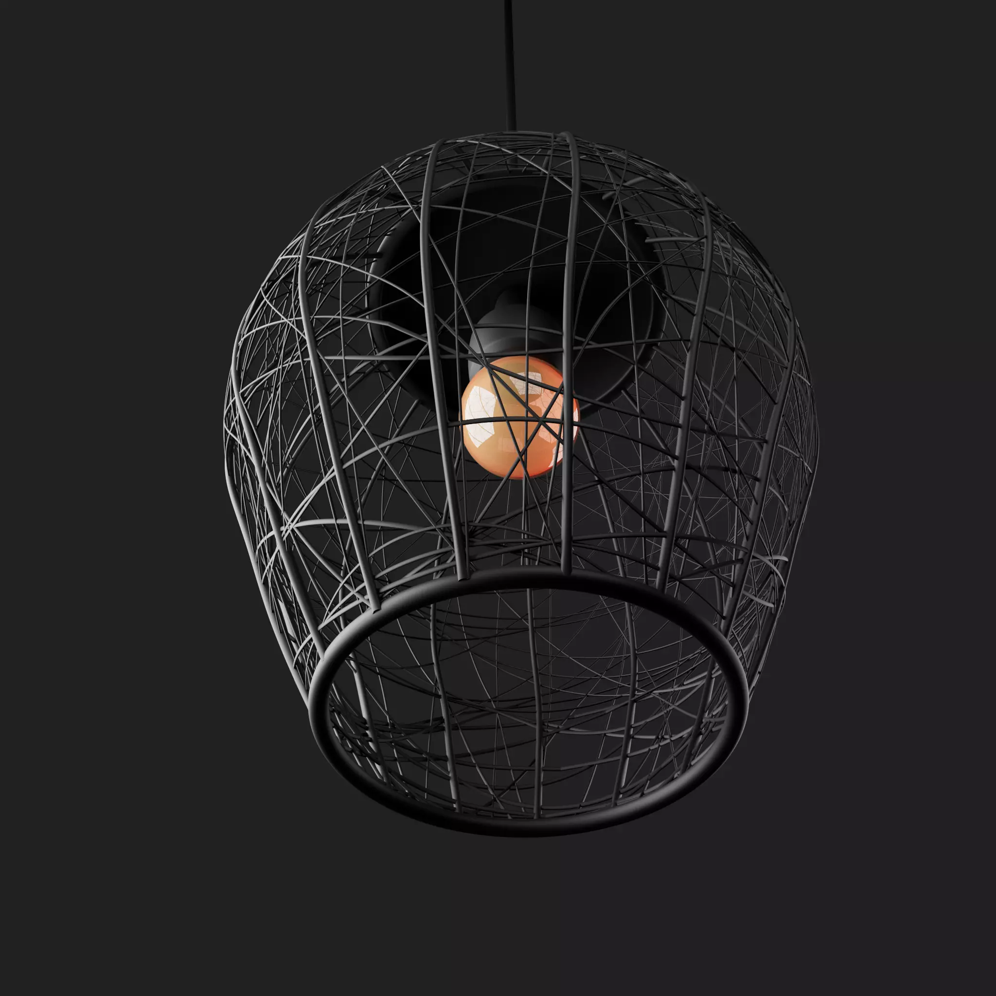 Lamp 02 Low-poly 3D model_0