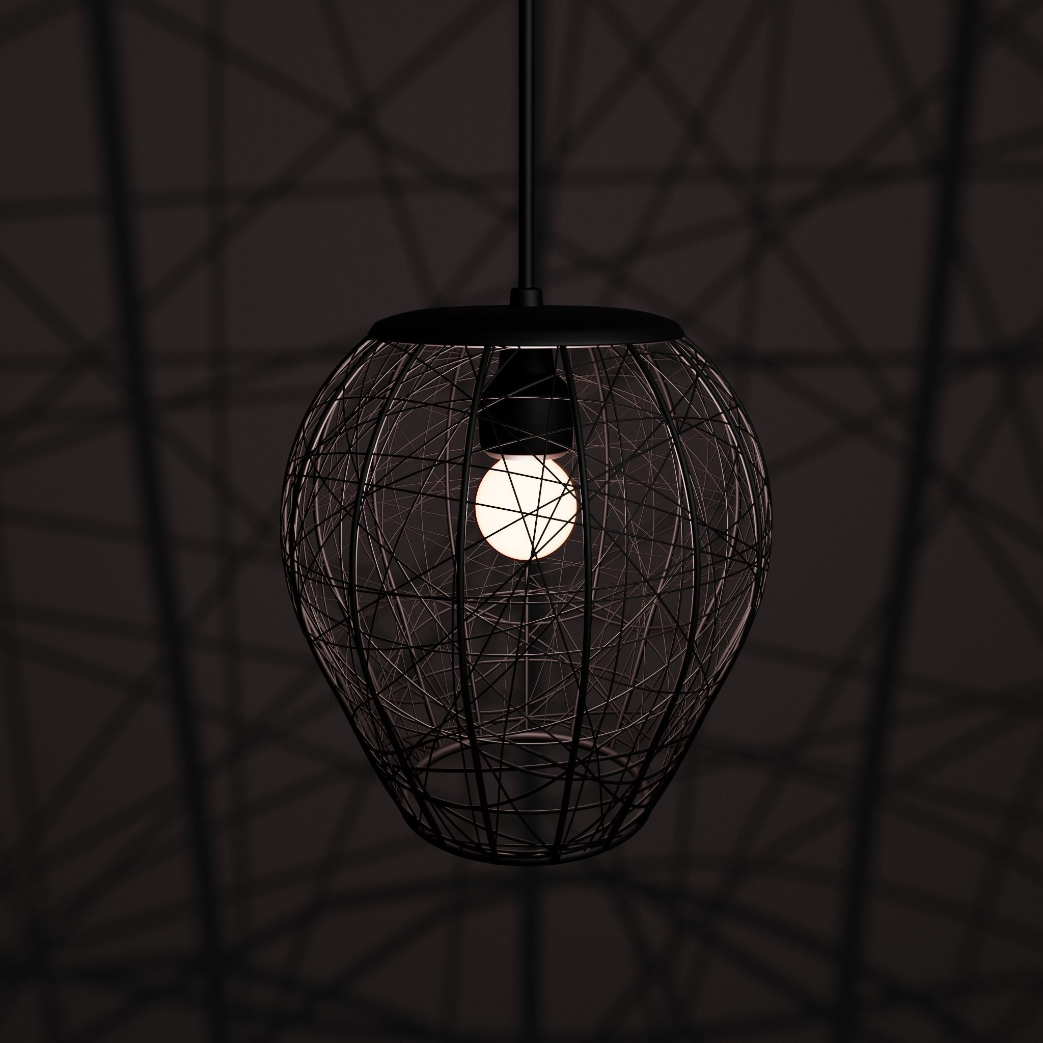 Lamp 02 Low-poly 3D model_4