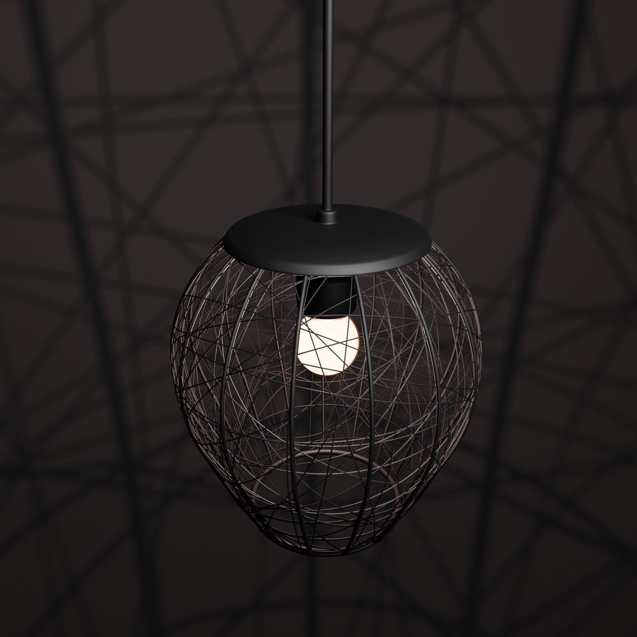 Lamp 02 Low-poly 3D model_6