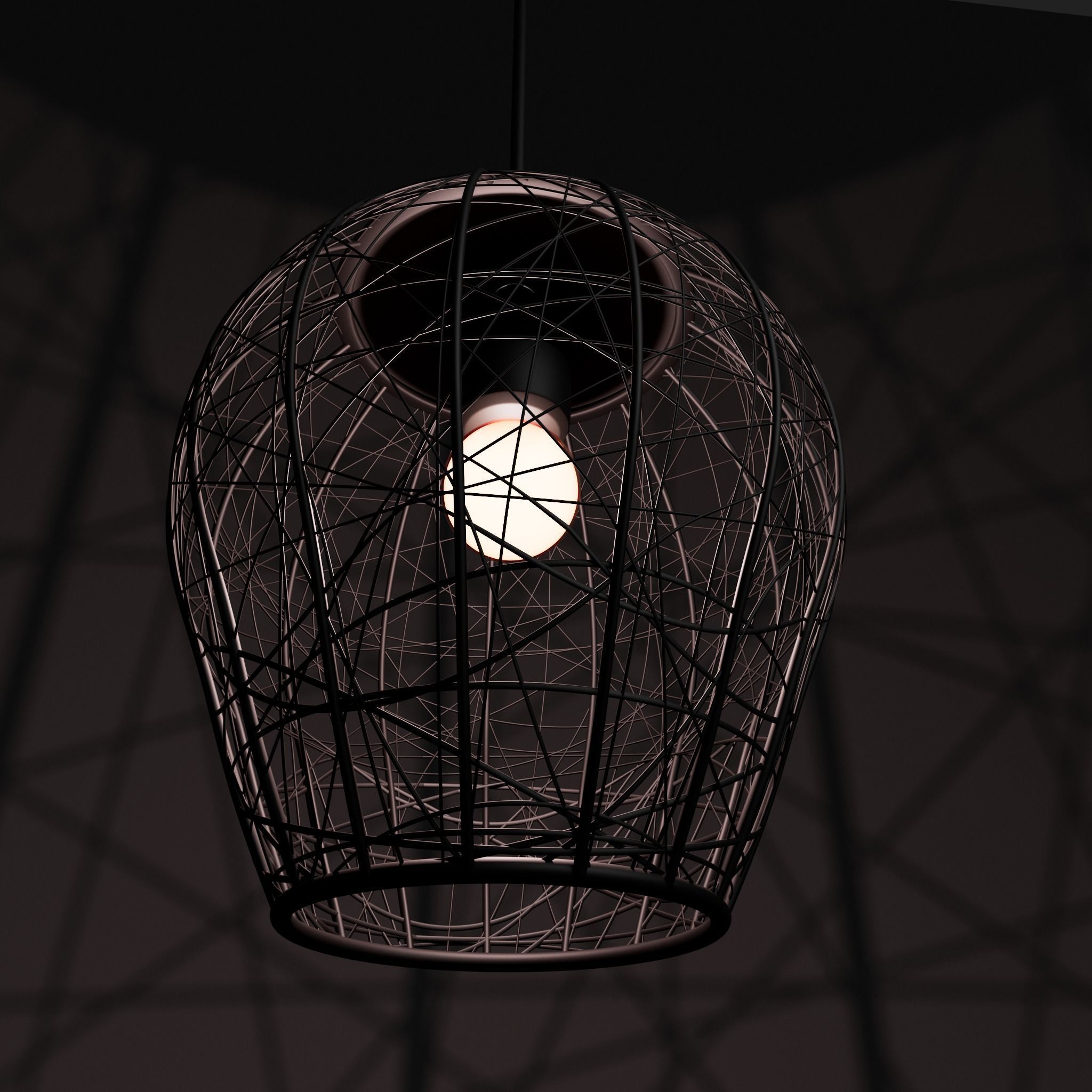 Lamp 02 Low-poly 3D model_1
