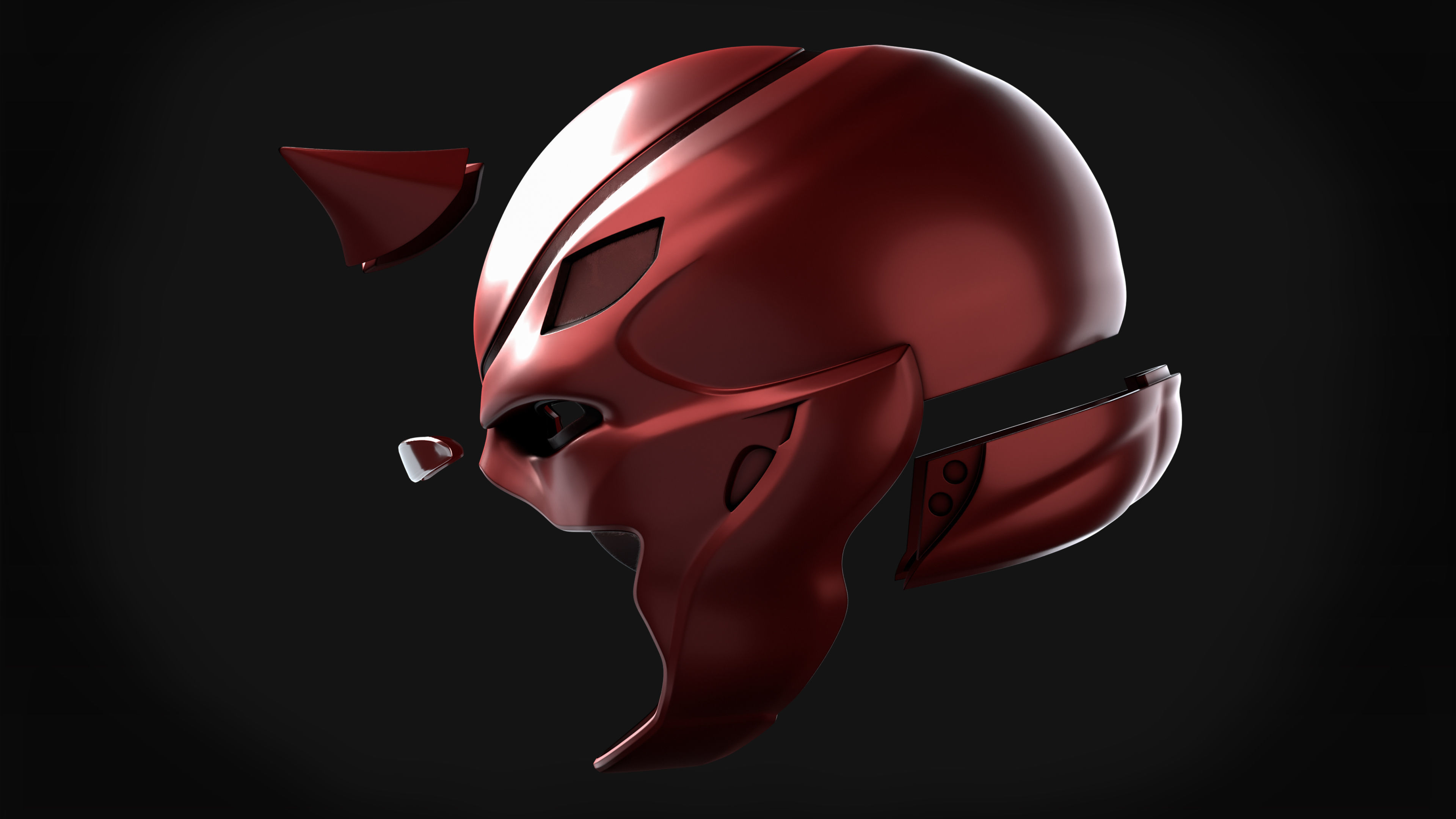 Daredevil Concept Helmet for 3D Printing STL 3D print model_6