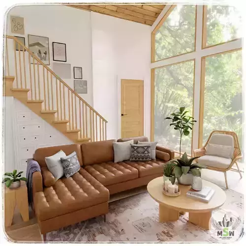 Living Room 6 Blender Scene