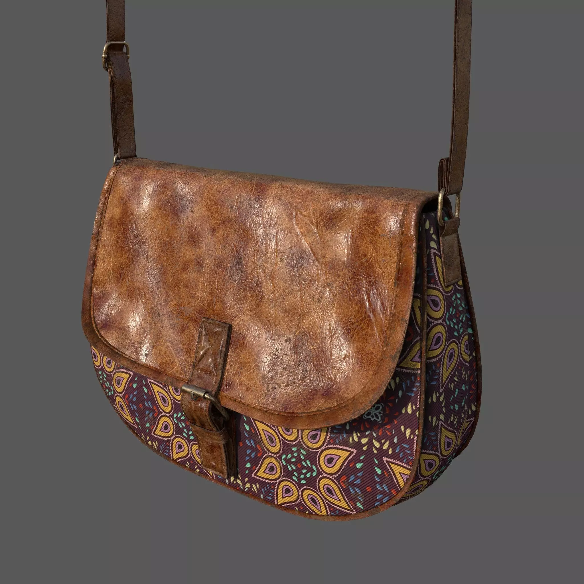 HandBag Low-poly 3D model_0