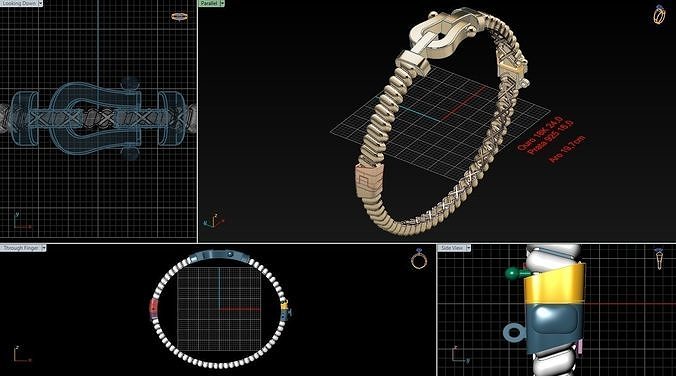 Bracelete IMSA HERMES 3D model