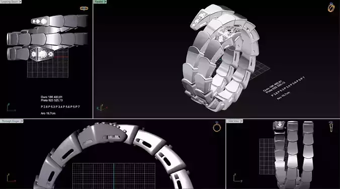 bRACELETE BVLGARI SERPENTE 