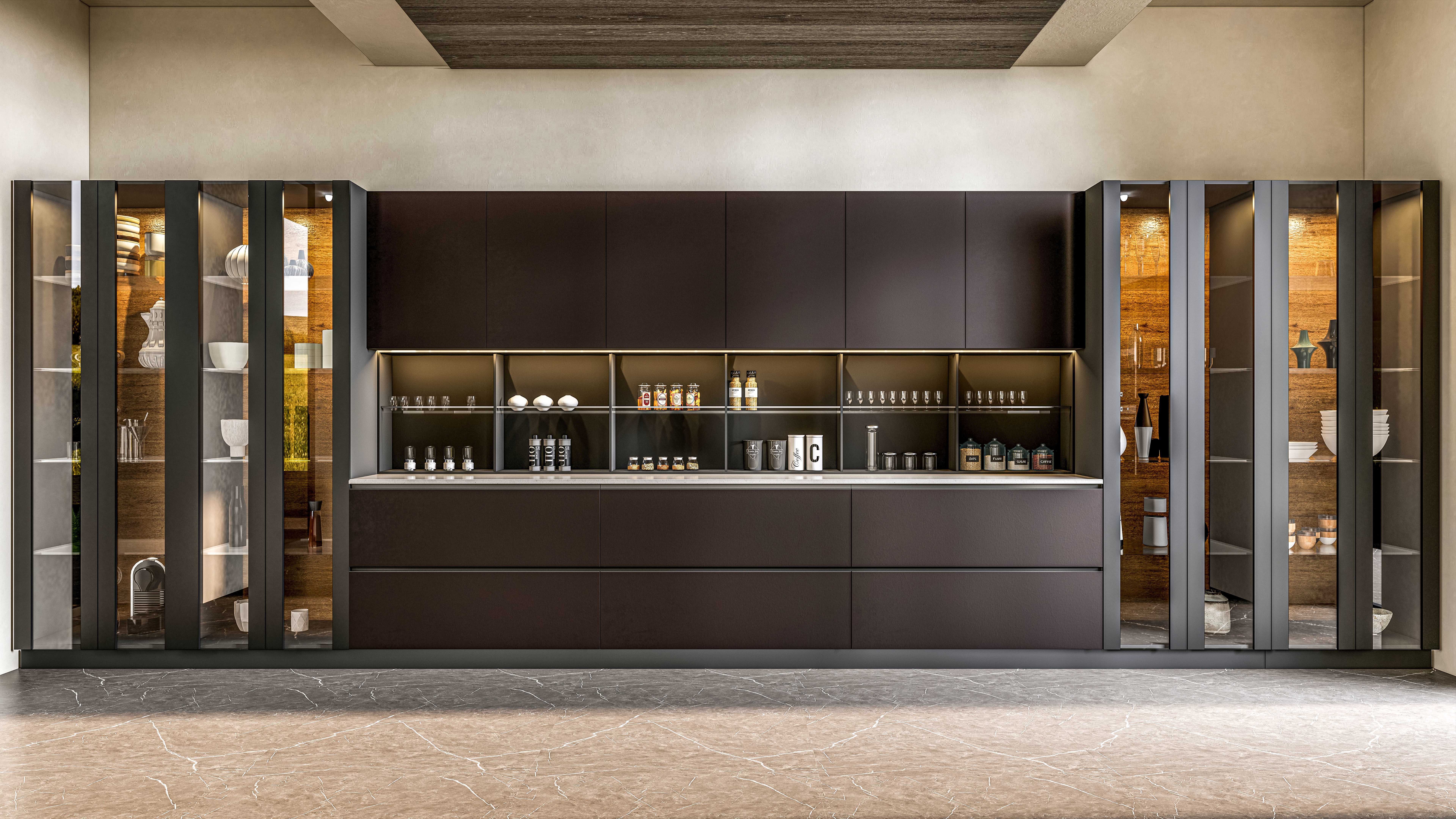 Kitchen fully parametric  Resizable manufacturable 0018 3D model_14