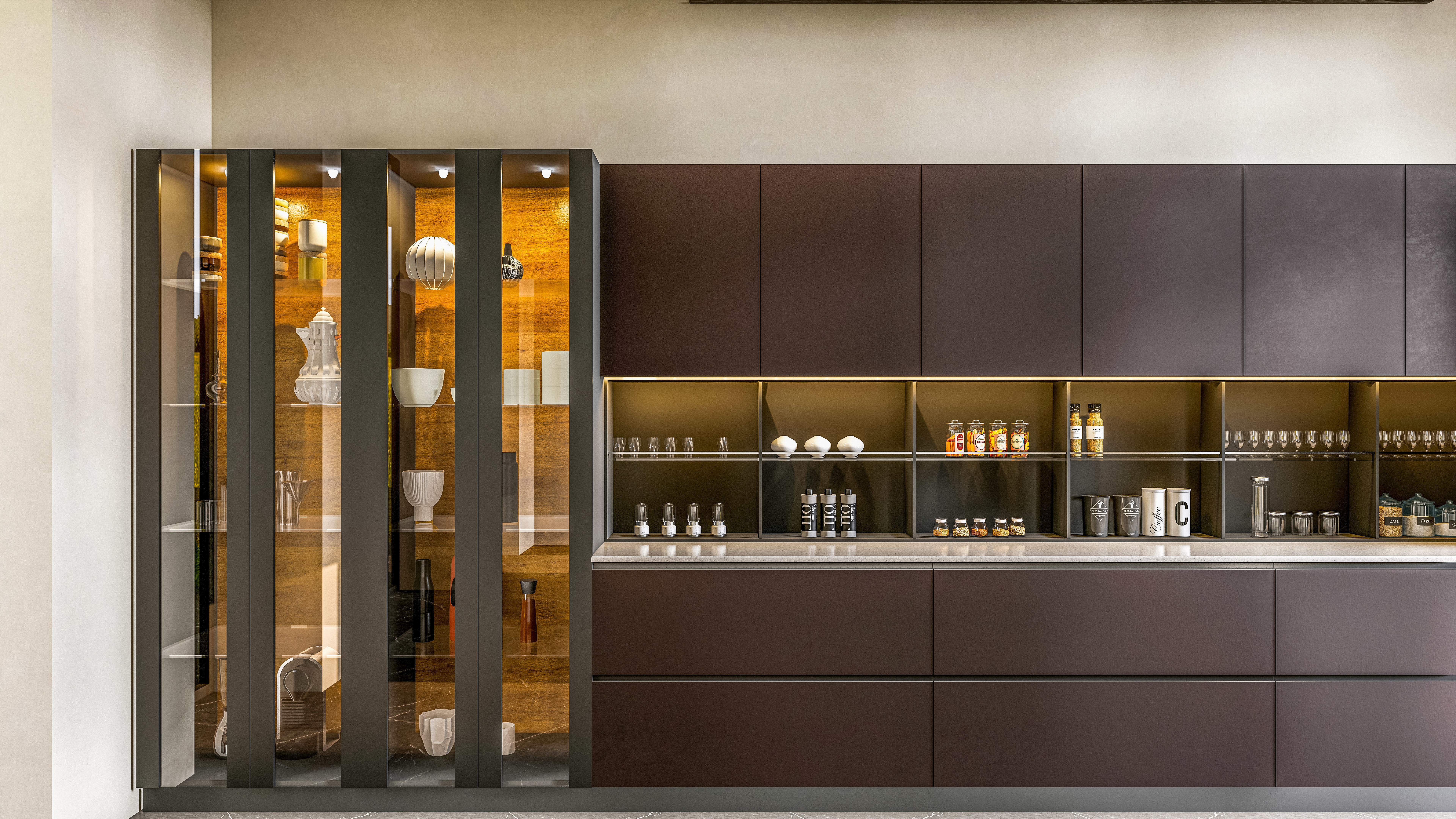 Kitchen fully parametric  Resizable manufacturable 0018 3D model_6