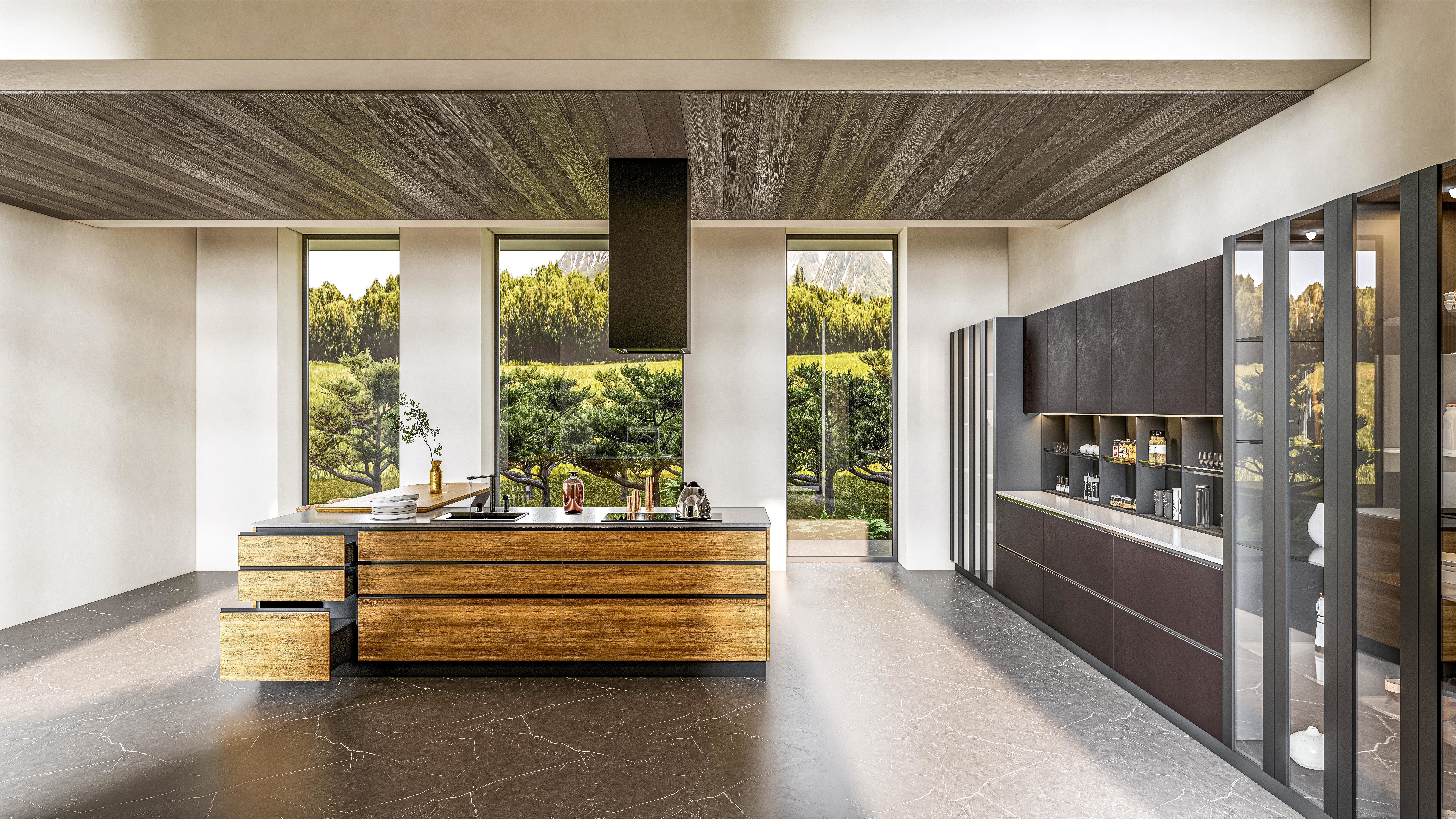 Kitchen fully parametric  Resizable manufacturable 0018 3D model_11