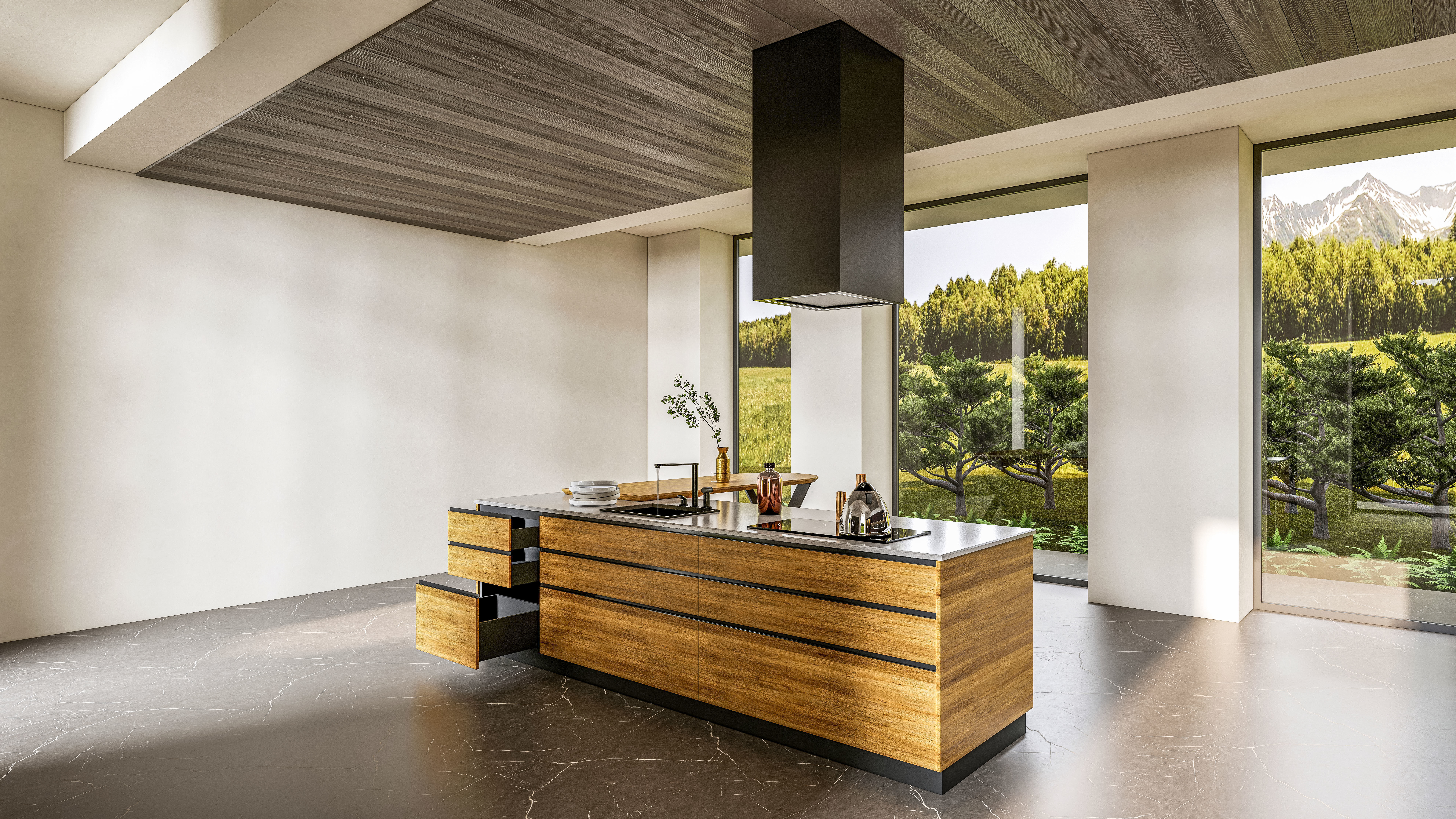 Kitchen fully parametric  Resizable manufacturable 0018 3D model_12