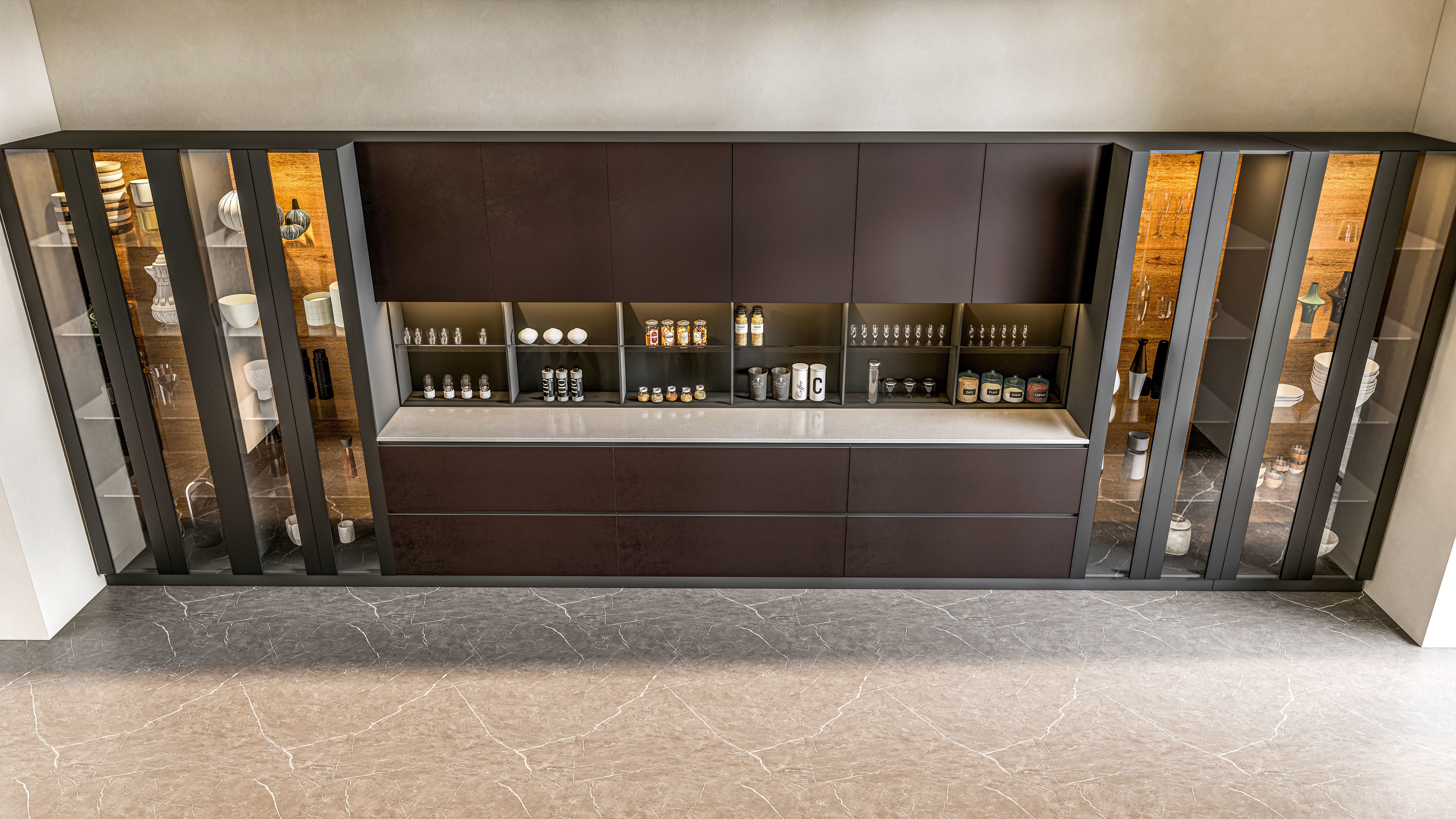 Kitchen fully parametric  Resizable manufacturable 0018 3D model_15