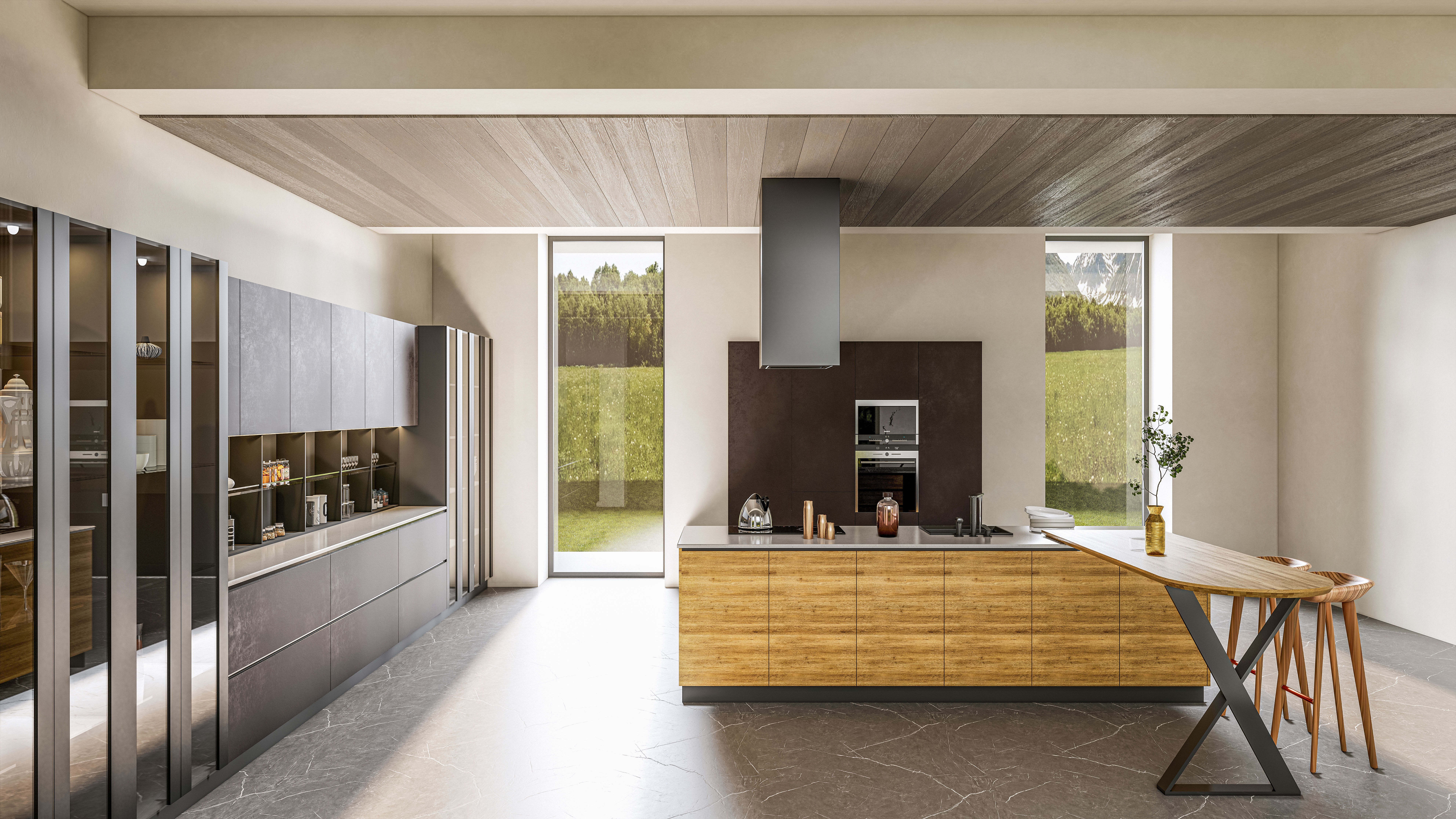 Kitchen fully parametric  Resizable manufacturable 0018 3D model_8