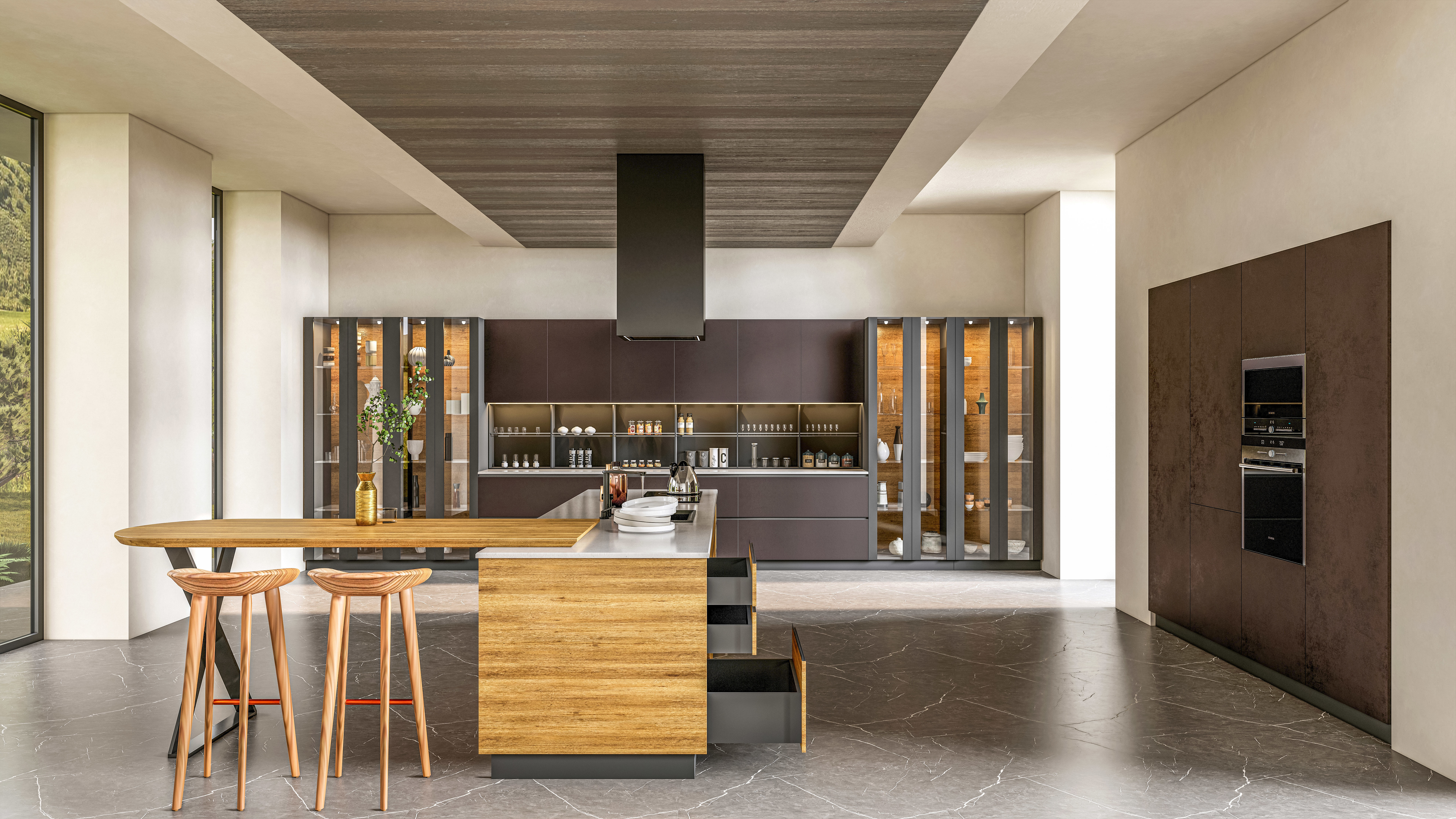 Kitchen fully parametric  Resizable manufacturable 0018 3D model_4