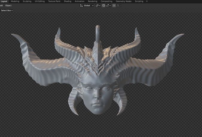 Diablo IV Lilith KeyChain 3D print model