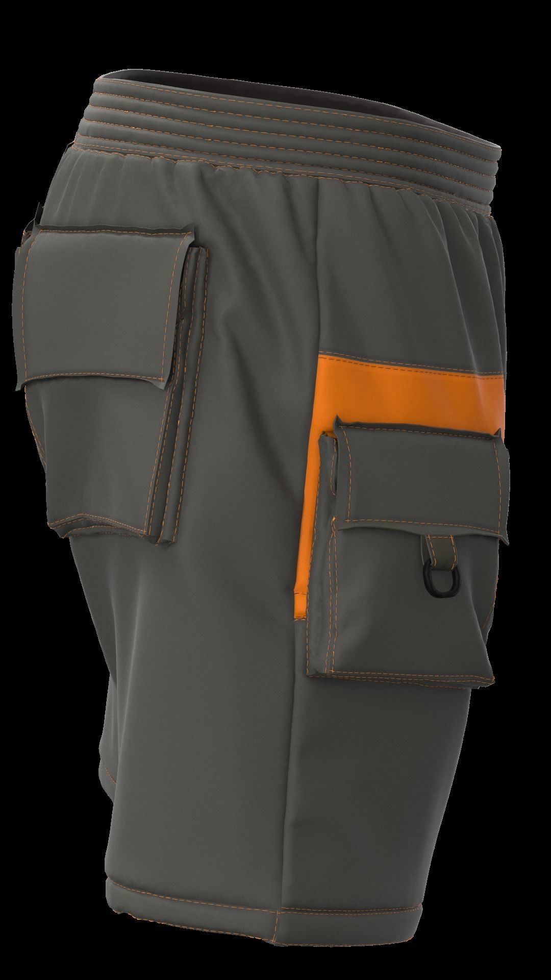 Techwear Outfit 3D model_42