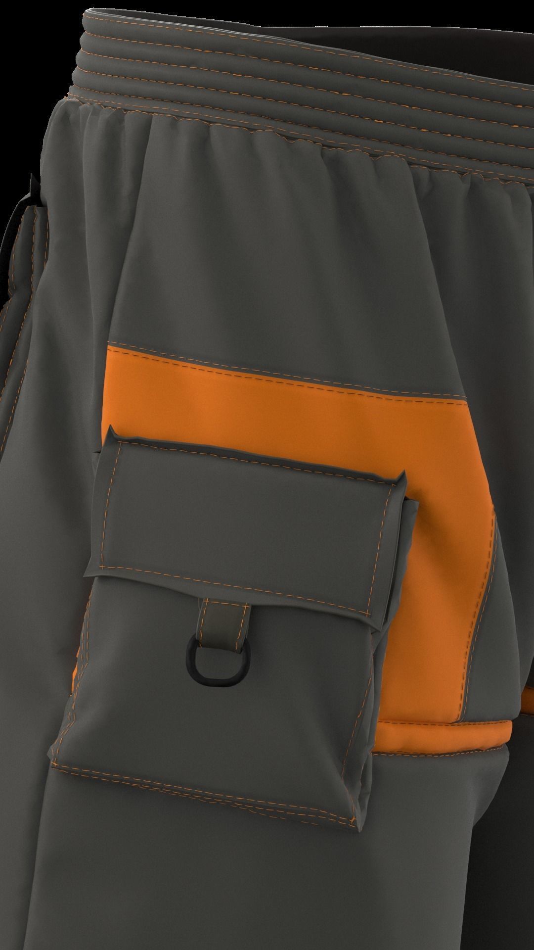 Techwear Outfit 3D model_45