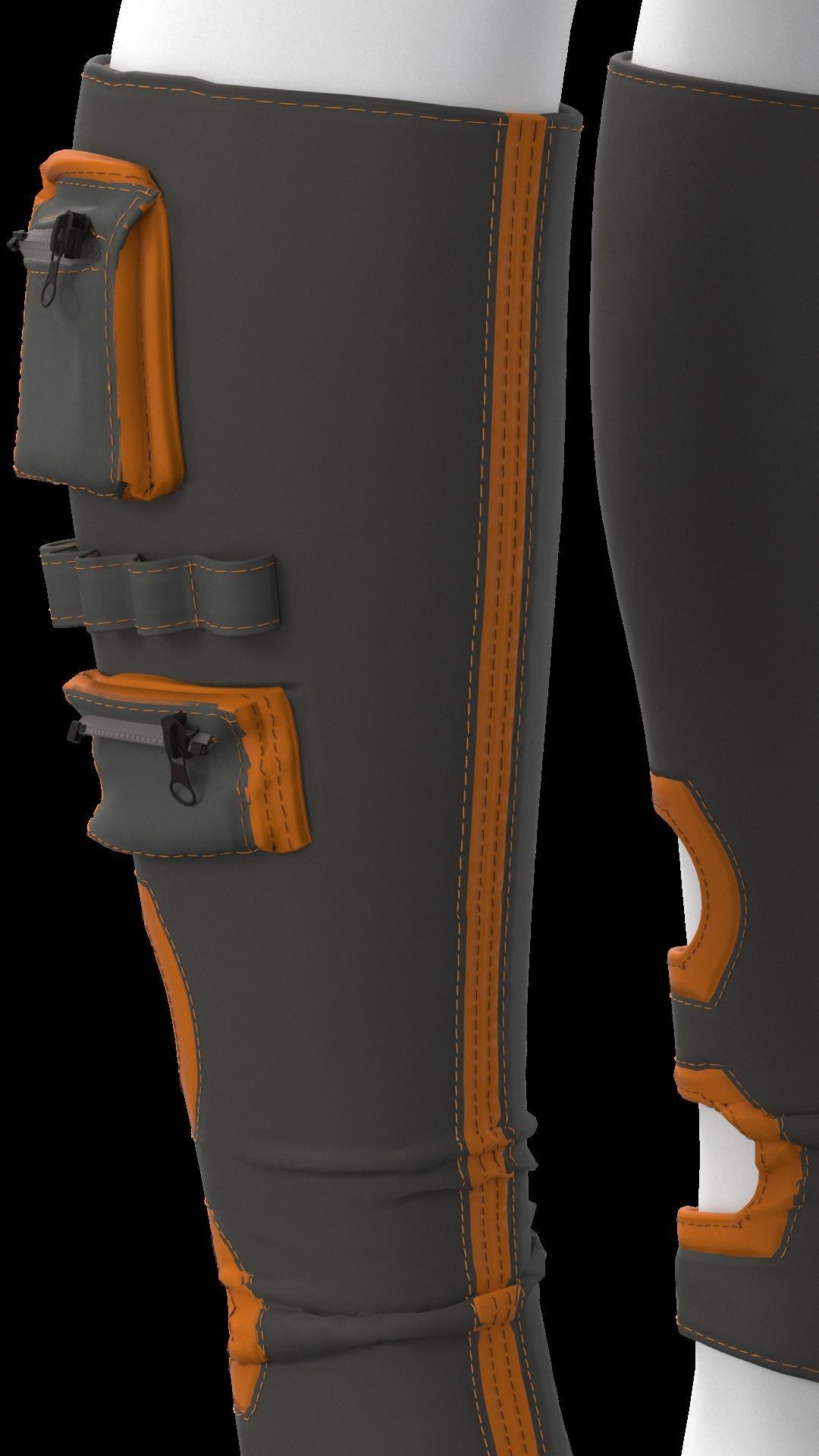 Techwear Outfit 3D model_41