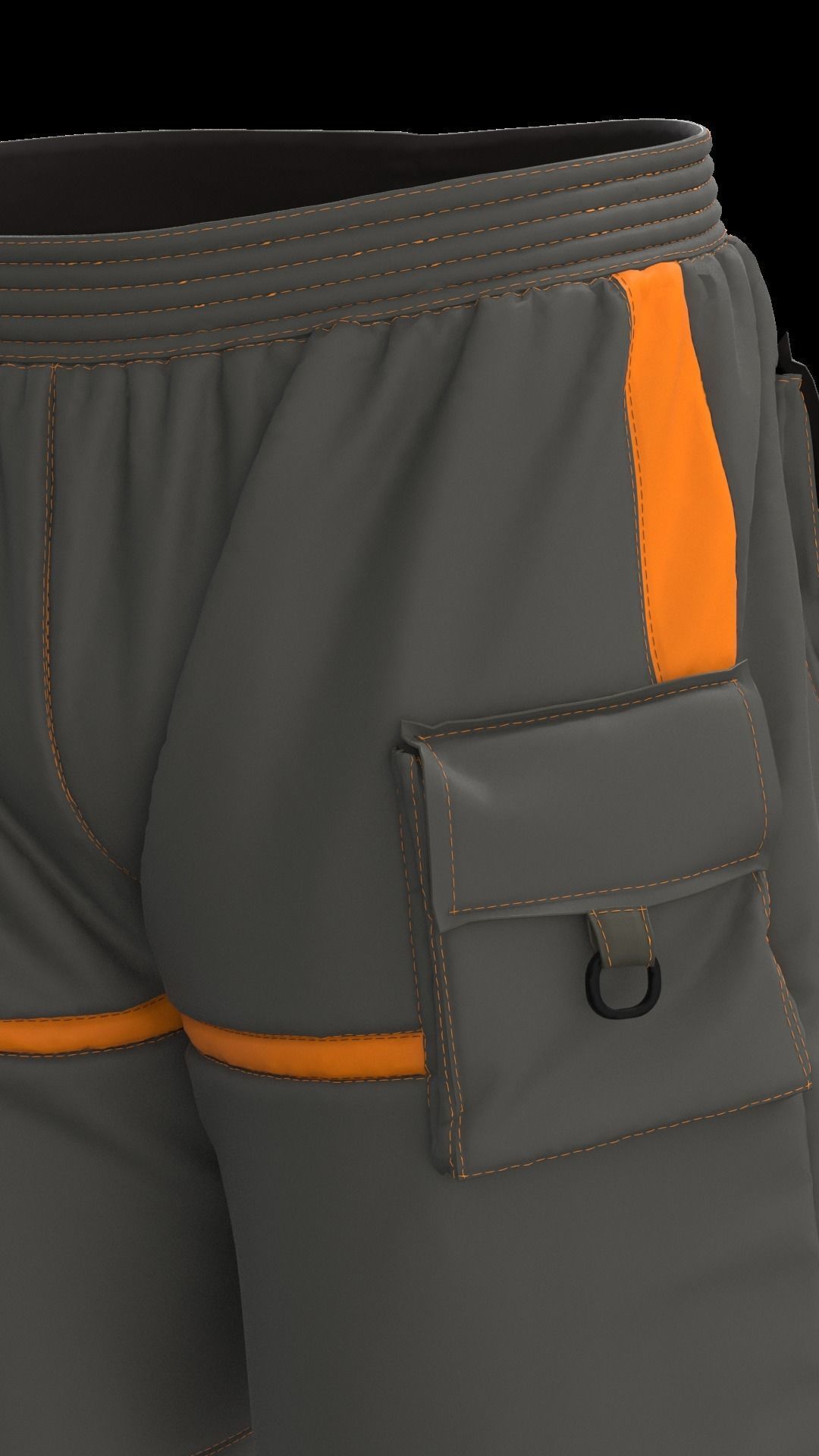 Techwear Outfit 3D model_43