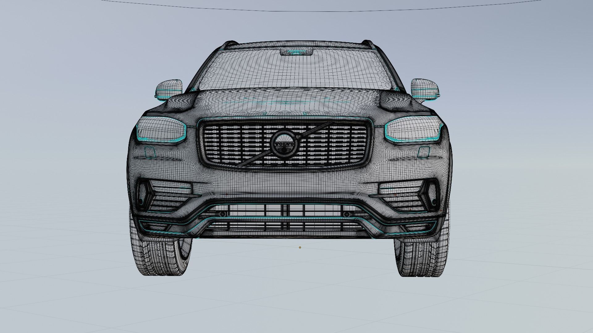 Volvo XC90 T8 2017 3D model_28