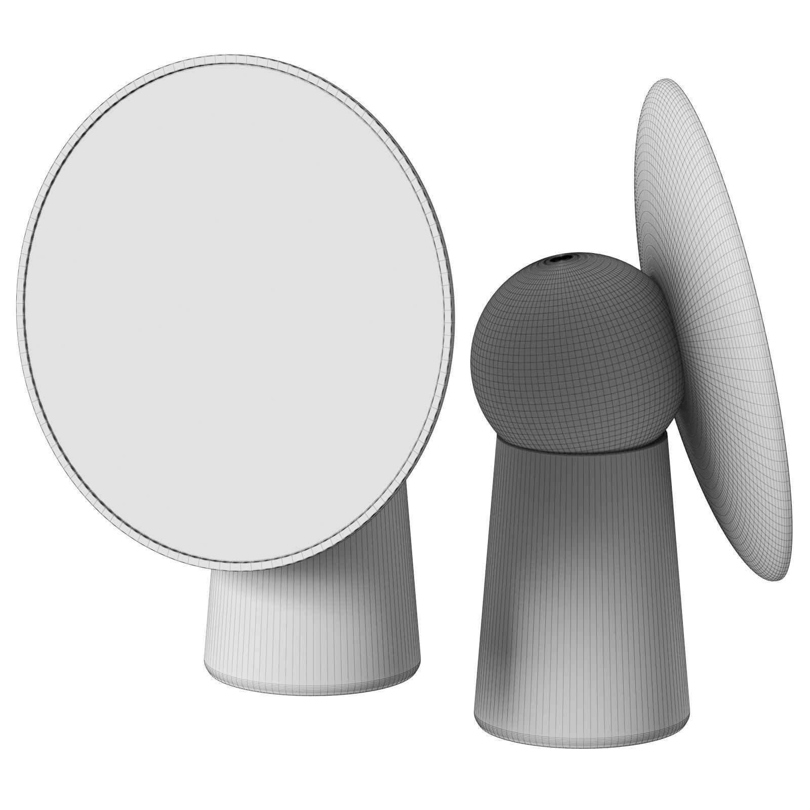 ANDEN Cameo - table mirror 3D model_2