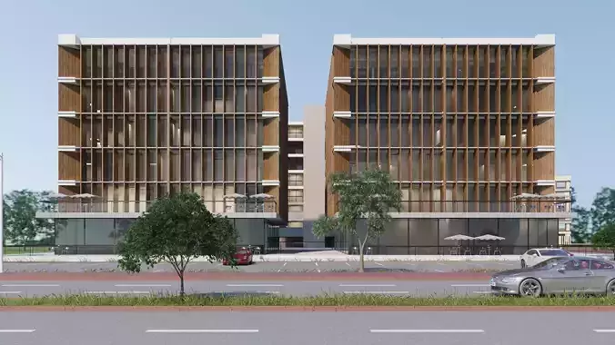 Hotel Project 3D model
