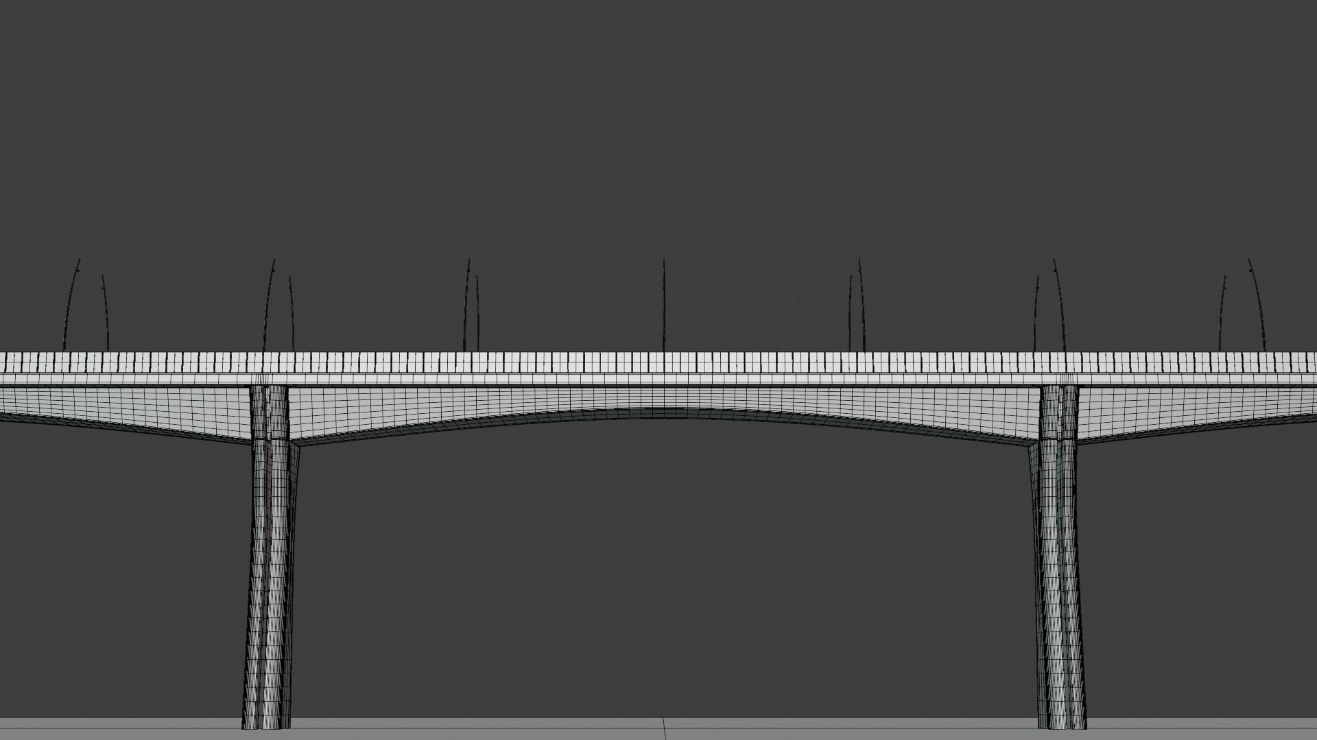 Road bridge 2023 3D model_13